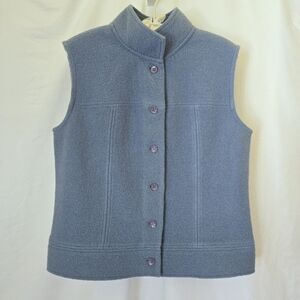 ( Talbots ) 100% Soft Wool Button-Front Vest